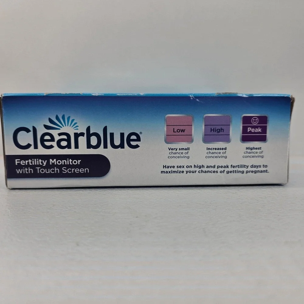 Clearblue Fertility Monitor with Touch Screen 99% Accurate LH Surge Detection